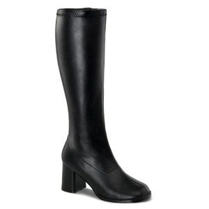 Funtasma Black Pu Wide Calf Costume Gogo boot